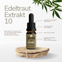 Edeltraut Extrakt Huile buccale 10% CBD - 10ml