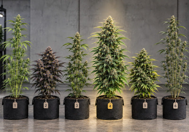 Pheno Hunting bei Cannabis – verschiedene Phänotypen vergleichen und auswählen
