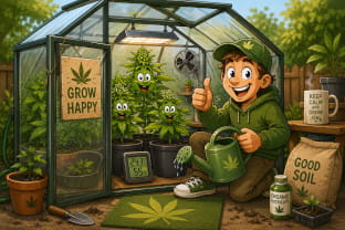 Marihuana im Gewächshaus anbauen