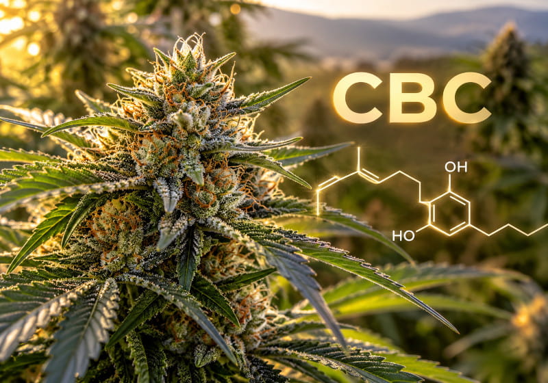 Cannabichromène CBC dans le cannabis