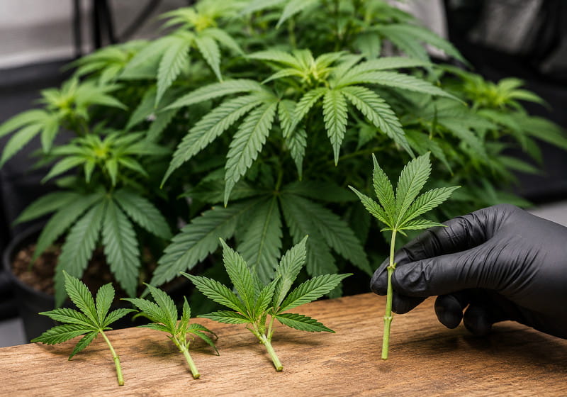 Boutures de cannabis : coupe et enracinement – guide étape par étape