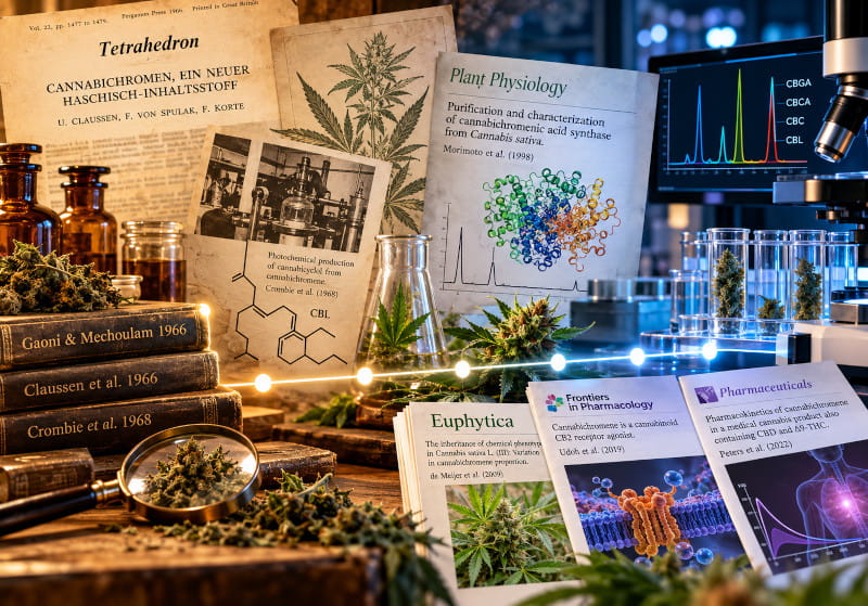 Évolution historique de la recherche sur le cannabichromène CBC
