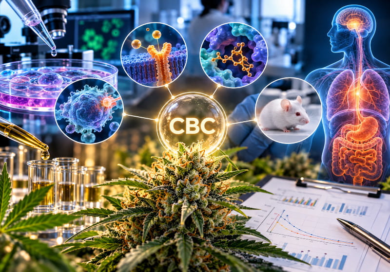 Données scientifiques sur le cannabichromène CBC, des études cellulaires à la recherche humaine