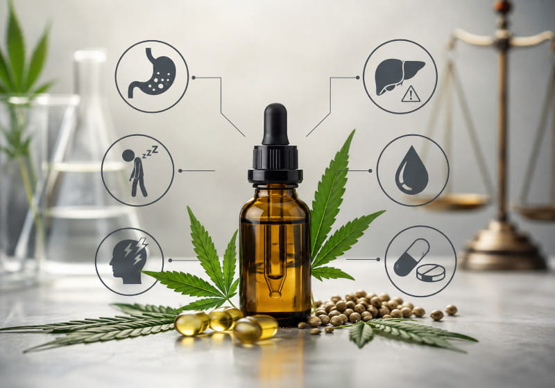 Effets secondaires et risques du CBD - Canna Wiki - Article Cannapot