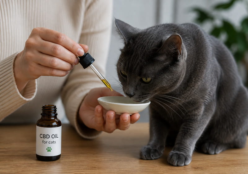CBD Öl bei Katzen: Die orale Verabreichung wurde bereits in mehreren wissenschaftlichen Studien untersucht