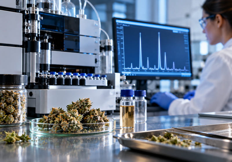 Le CBN dans l’analyse de laboratoire du cannabis comme indicateur de processus de vieillissement