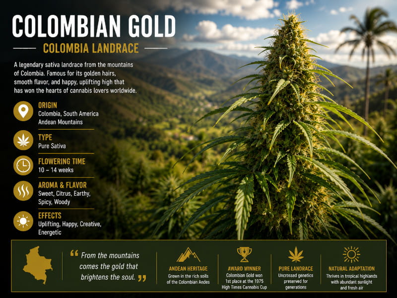 amerikanische Landrassen - Colombian Gold
