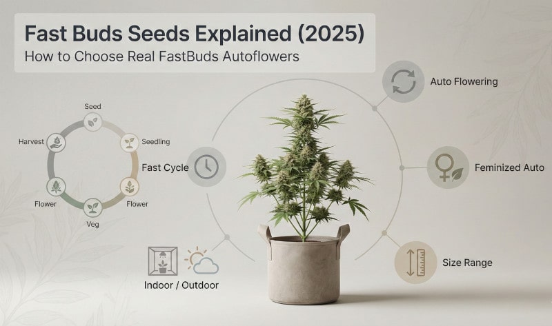 Fast Bud Seeds - automatic autoflowering strain of best quality - explained