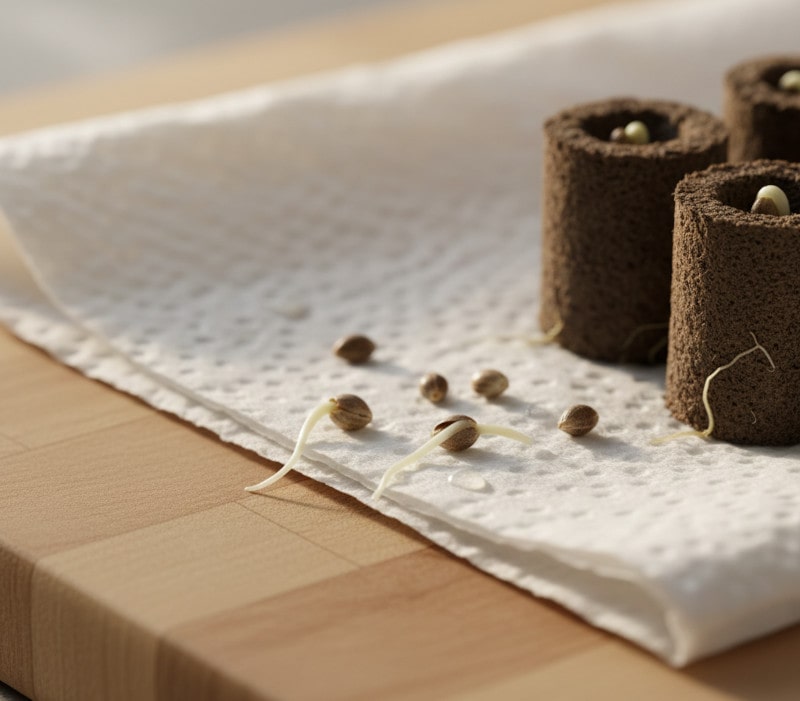 Keimung von automatischen Cannabissamen