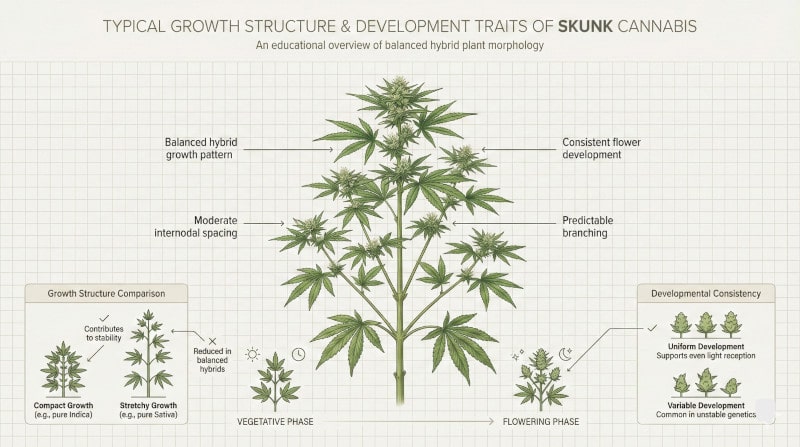 Wachstumsstruktur von Skunk #1