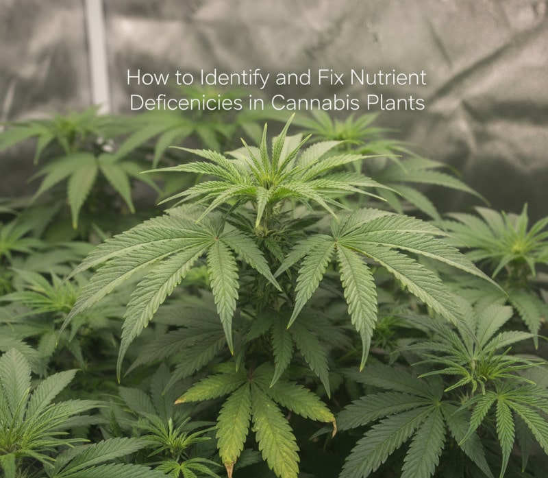Cómo detectar deficiencias nutricionales en las plantas de cannabis