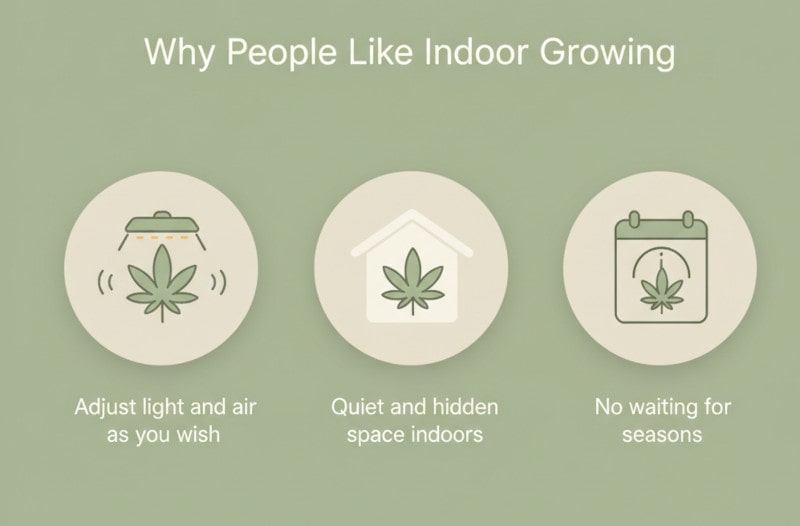 warum viele grower gerne indoors anbauen