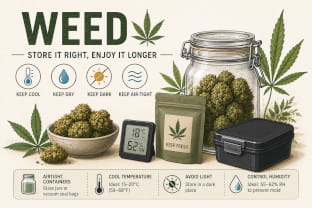 Cannabis richtig lagern – Aroma und Wirkung erhalten