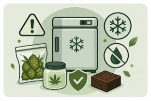 Marihuana einfrieren: Blüten, Butter & Brownies