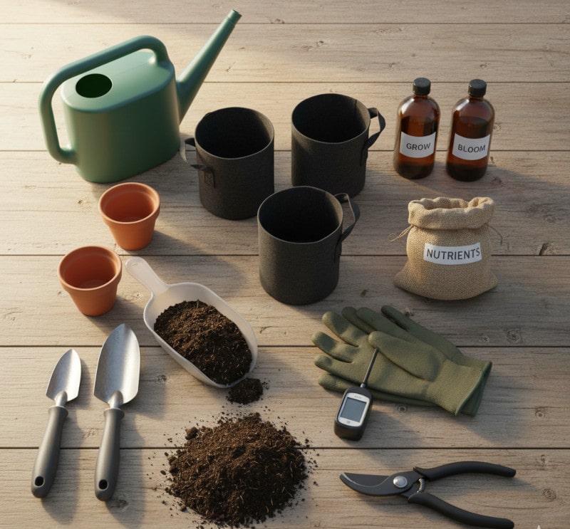 growing-equipement-outdoor-anbau-cannabis