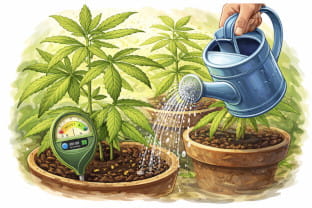 Watering cannabis and hemp seeds: how to do it right
