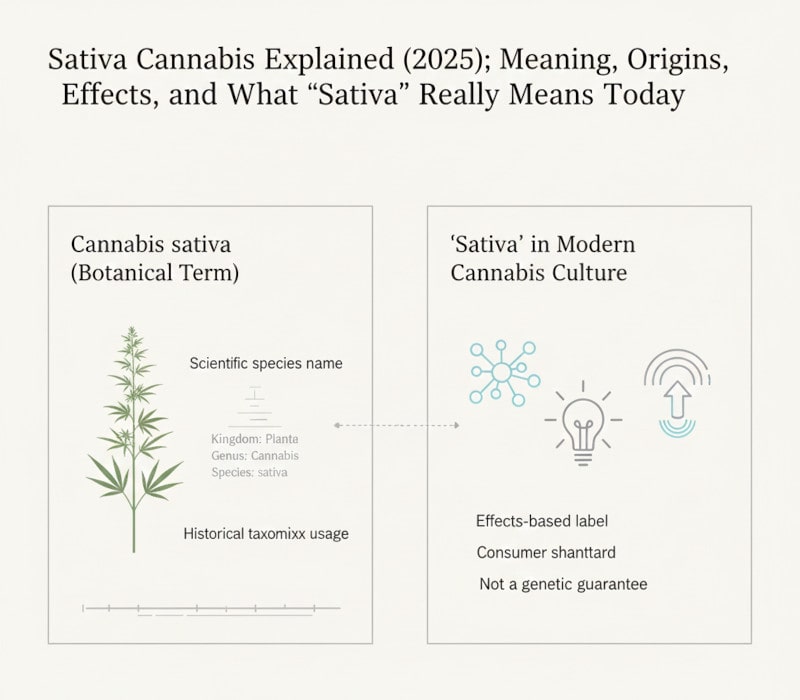 Sativa – Bedeutungen, Herkunft, Wirkungen