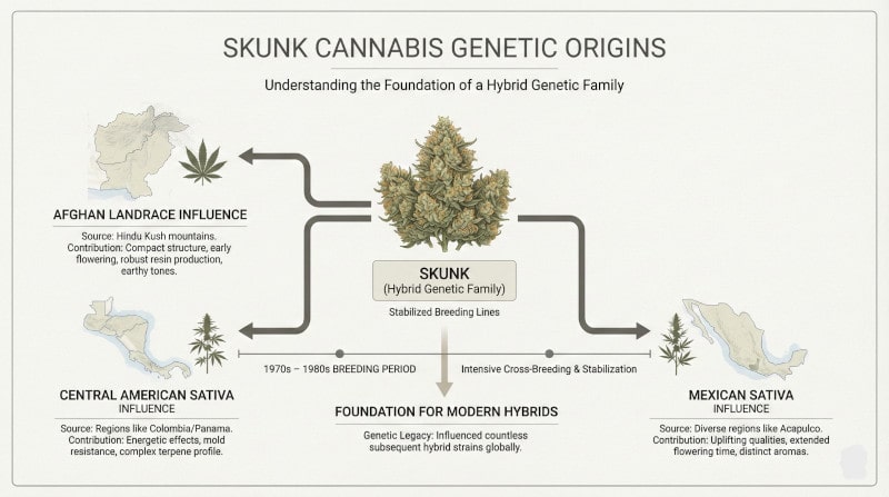 Die ursprüngliche Genetik des berühmten Skunk #1