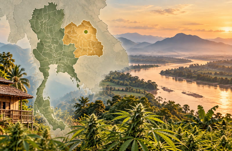 Origins of Thai Sticks – northeastern Thailand, Udon Thani and the Mekong region