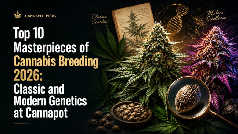Die 10 besten Cannabis-Sorten 2026 | Klassische und moderne Sorten