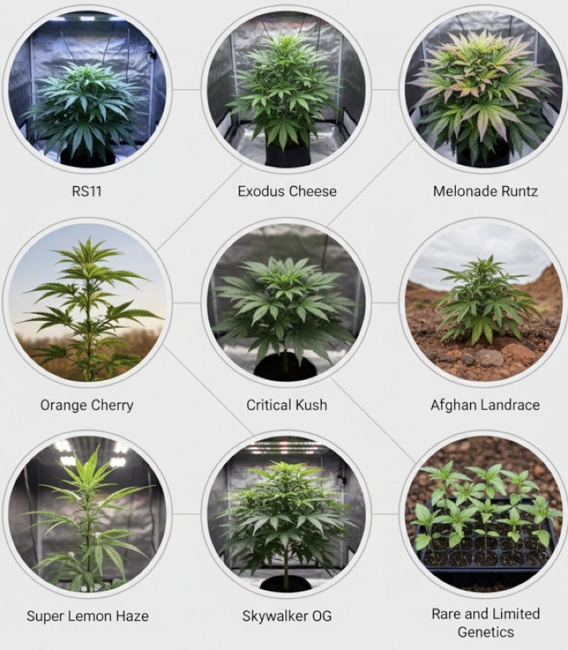 Die besten Cannabissamen-Sorten für 2025