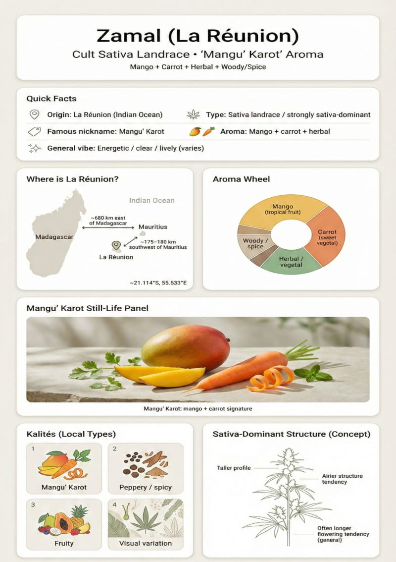 Zamal – Kult-Sativa-Landrace mit dem berühmten Mangu-Karot-Aroma