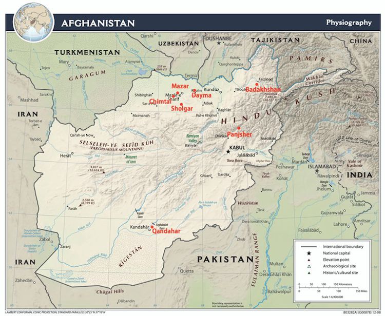 Landkarte - Afghan Selection - BaabaQo